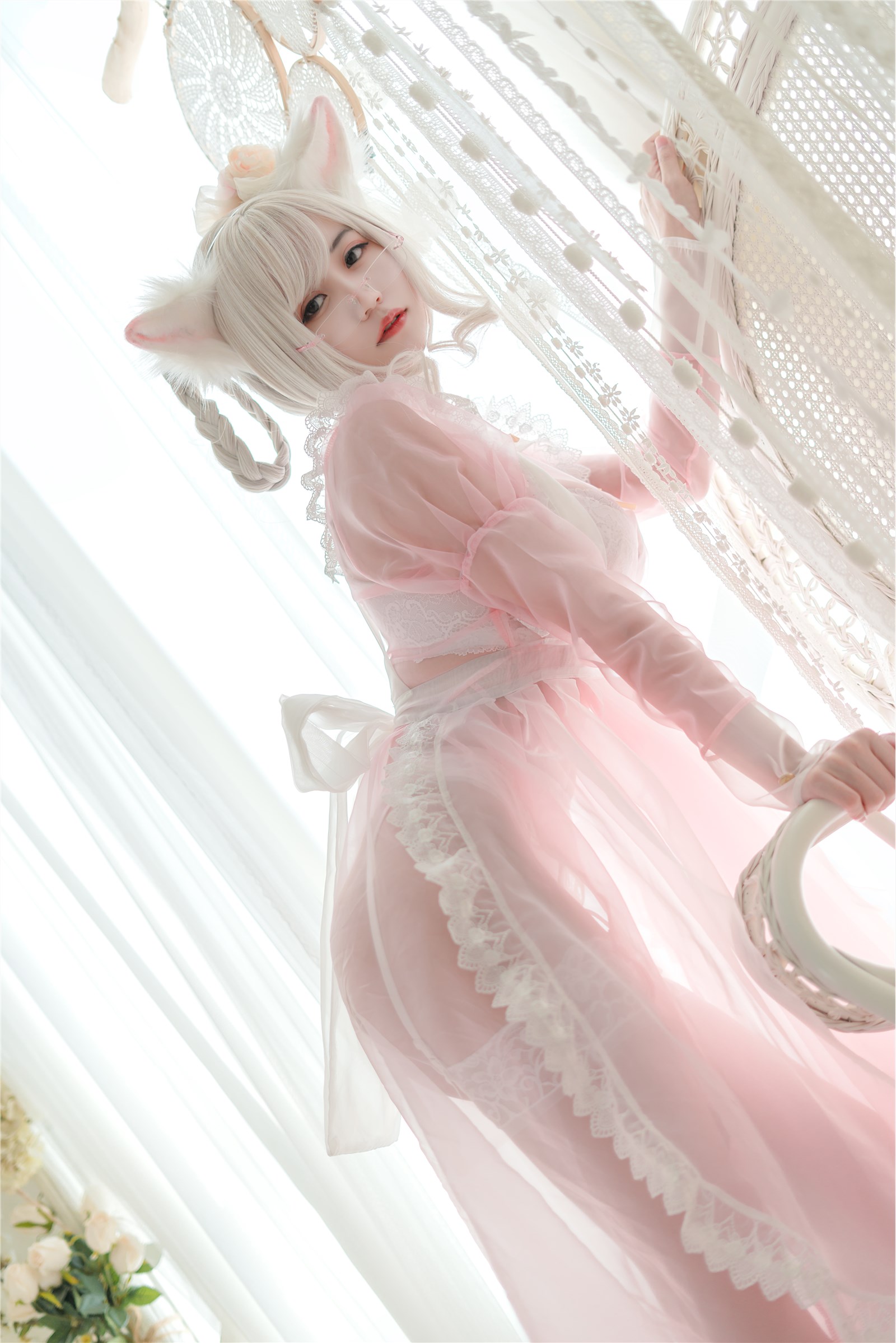 Chiyo Ogura w NO.007 Clear maid pink(16)